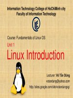 Tài Liệu - Võ Tấn Dũng (votandung) Unit1 Linux ITC new