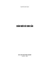 Chan nuoi bo sinh san   Phan mo dau (TS. Nguyen Xuan Trach)