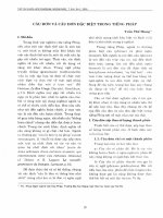 DSpace at VNU: Câu đơn và câu đơn đặc biệt trong tiếng Pháp