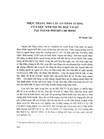 DSpace at VNU: Thực trạng nhu cầu có thần tượng của học sinh trung học cơ sở tại thành phố Hồ Chí Minh