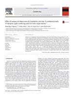 DSpace at VNU: Effect of anions on dispersion of a kaolinitic soil clay: A combined study of dynamic light scattering and test tube experiments