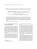 DSpace at VNU: PISA và một quan niệm mới về đánh giá trong giáo dục