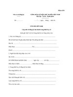 mẫu số 04 quy định tại Phụ lục I