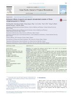 Anticancer effects of saponin and saponin–phospholipid complex of Panax notoginseng grown in Vietnam