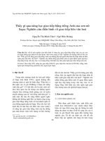 DSpace at VNU: Thấy gì qua năng lực giao tiếp bằng tiếng Anh của sơn nữ Sapa: Nghiên cứu điển hình về giao tiếp liên văn hoá