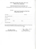 Biểu mẫu - Phòng Công Tác Sinh viên - Trường Đại Học Đồng Tháp