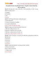 trac nghiem giao duc cong dan lop 10 bai 15 cong dan voi mot so van de cap thiet cua nhan loai