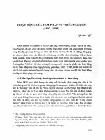 DSpace at VNU: Hoạt động của tam pháp ty Triều Nguyễn(1802-1885)