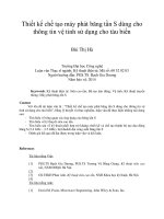 DSpace at VNU: Thiết kế chế tạo máy phát băng tần S dùng cho thông tin vệ tinh sử dụng cho tàu biển