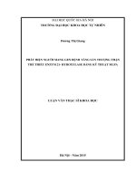 DSpace at VNU: Phát hiện người mang gen bệnh tăng sản thượng thận thể thiếu enzym 21 – hydroxylase bằng kỹ thuật MLPA