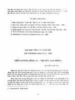 DSpace at VNU: Tiền lương bằng giá trị sức lao động