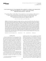 DSpace at VNU: Contamination by polybrominated diphenyl ethers and persistent organochlorines in catfish and feed from Mekong River Delta, Vietnam