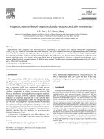 DSpace at VNU: Magnetic sensors based on piezoelectric-magnetostrictive composites