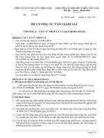 ĐỀ CƯƠNG TƯ VẤN GIÁM SÁT KHU ĐẠI QUANG MINH CÔNG TY TEDISOUTH