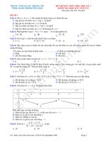 Bo de on thi trac nghiem toan 12 thi hoc ky 1 2018 