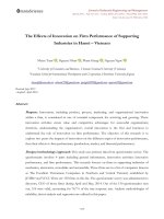 The effects of innovation on firm performance of supporting industries in Hanoi – Vietnam