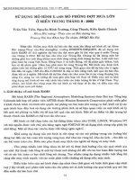 DSpace at VNU: Sử dụng mô hình RAMS mô phỏng đợt mưa lớn ở miền Trung tháng 9-2002