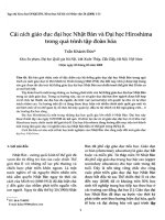 DSpace at VNU: Cải cách giáo dục đại học Nhật Bản và Đại học Hiroshima trong quá trình tập đoàn hóa