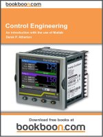 DSpace at VNU: Control Engineering: An introduction with the use of Matlab