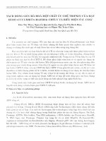 DSpace at VNU: Tách dòng gen mã hóa một chất ức chế Tripxin của hạt bí đỏ (Cucurbita Maxima) CMTI-V và biểu hiện ở E.Coli