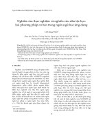 DSpace at VNU: Nghiên cứu thực nghiệm và nghiên cứu dân tộc học: hai phương pháp cơ bản trong ngôn ngữ học ứng dụng