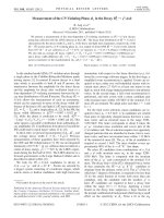 DSpace at VNU: Measurement of the CP-violating phase s in the decay Bs0→J ψ