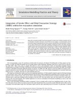 DSpace at VNU: Integration of Smoke Effect and Blind Evacuation Strategy (SEBES) within fire evacuation simulation