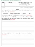 Đề kiểm tra cuối HK1 lịch sử và địa lí lớp 5 năm học 2017   2018 sưu tầm 2 