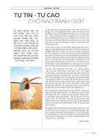 DSpace at VNU: 212_Tự tin - Tự cao chỗ nào ranh giới