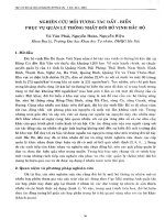 DSpace at VNU: Nghiên cứu mối tương tác Đất - Biển phục vụ quản lý thống nhất đới bờ vịnh bắc bộ