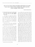 DSpace at VNU: Một số giải pháp tháo gỡ những khó khăn nảy sinh trong quá trình công nghiệp hóa, hiện đại hóa nông nghiệp - nông thôn