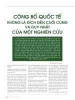 DSpace at VNU: Công bố quốc tế không là đích đến cuối cùng và duy nhất của một nghiên cứu