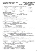 6 BO DE ON THI HK 1  ANH VAN 12  