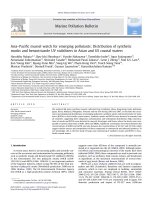 DSpace at VNU: Asia–Pacific mussel watch for emerging pollutants: Distribution of synthetic musks and benzotriazole UV stabilizers in Asian and US coastal waters