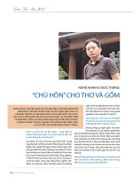 239 p82 83 Nghe nhan Vu Duc Thang   Chu hon cho tho va gom