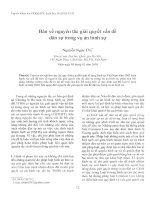 DSpace at VNU: Bàn về nguyên tắc giải quyết vấn đề dân sự trong vụ án hình sự