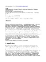 DSpace at VNU: Obstacles to Scholarly Publishing in the Social Sciences and Humanities: A Case Study of Vietnamese Scholars