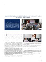 DSpace at VNU: Đánh giá chất lượng đồng cấp trường Đại học Khoa học Tự nhiên theo Bộ tiêu chuẩn của AUN