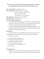 DSpace at VNU: Fair trade hướng đi mới cho ngành nông nghiệp Việt Nam – Nghiên cứu trường hợp HTX chè Shan hữu cơ Suối Bu – Văn Chấn (Yên Bái)