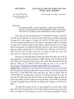 Công văn đôn đốc thực hiện báo cáo số liệu thống kê năm 2014 CV So 639