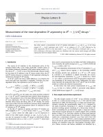 DSpace at VNU: Measurement of the time-dependent CP asymmetry in B-0 -  J psi K-S(0) decays