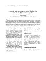 DSpace at VNU: Tích hợp Toán học trong việc hướng dẫn học sinh giải bài tập Di truyền (Sinh học 12)