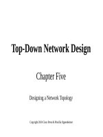 Tài liệu môn Thiết Kế Mạng - Võ Tấn Dũng (votandung) Chapter05