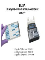 Tiêu luận phương pháp phân tích Elisa (thực phẩm biến đổi gen)