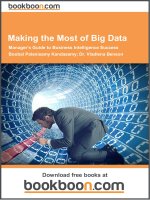 Making the Most of Big Data
