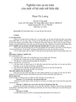 DSpace at VNU: Nghiên cứu sự an toàn của một số hệ mật mã hiện đại