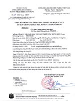 dig nghi quyet hdqt ve viec chuyen nhuong co phan tai ctcp cau kien be tong dic mien dong