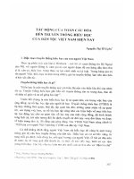 DSpace at VNU: Tác động của toàn cầu hóa đến truyền thống hiếu học của dân tộc Việt Nam hiện nay