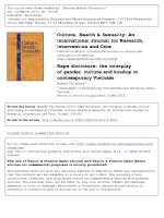 DSpace at VNU: Rape disclosure: the interplay of gender, culture and kinship in contemporary Vietnam