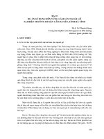 KY YEU DA DANG SINH HOC VA PTMN VIET NAM Vo Thanh Giang